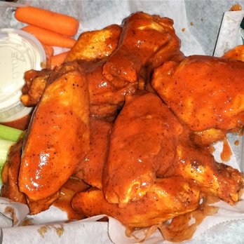 DJ's Manor House Pizza - Wings w/ hot sauce. - Pizza Near Me - Rensselaer, New York DJ's Manor House Pizza - Wings w/ hot sauce. - Pizza Near Me - Rensselaer, New York