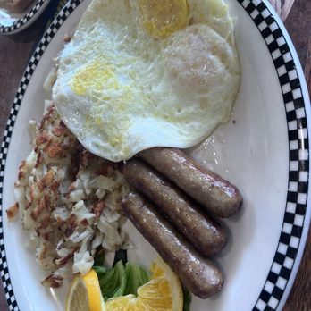 Black Bear Diner Fullerton - 2 eggs , Sausage links , Strip-Cut Hash Browns - American Near Me - Fullerton, California Black Bear Diner Fullerton - 2 eggs , Sausage links , Strip-Cut Hash Browns - American Near Me - Fullerton, California
