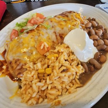 The Burrito Company - Beef burrito.  Excellent! - Mexican Near Me - Santa Fe, New Mexico