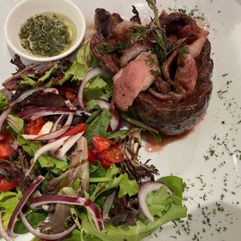 Caminito - Skirt pinwheel rolled with bacon and served with salad. - Argentine Near Me - Weston, Florida