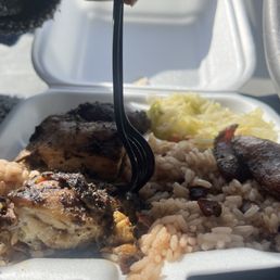 Jerk chicken plate Jerk chicken plate
