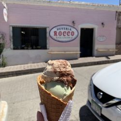 Rocco - $4.50 avocado & rocky road ice cream