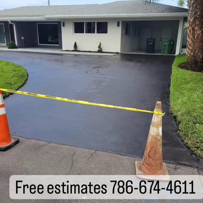 Residential Driveway Asphalt - We installed a brand-new asphalt driveway, providing a smooth, durable, and long-lasting surface. Our process included proper grading, compacting, and high-quality asphalt application to enhance curb appeal and withstand daily wear. The result is a sleek, low-maintenance driveway built to last.