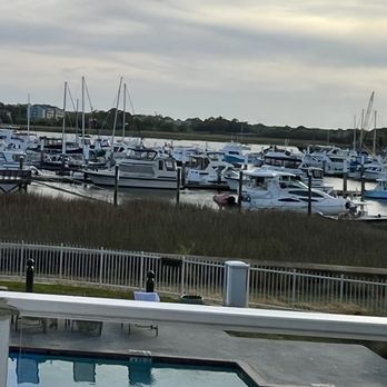 Courtyard by Marriott Charleston Waterfront - View from the deck - Hotels Near Me - Charleston, South Carolina Courtyard by Marriott Charleston Waterfront - View from the deck - Hotels Near Me - Charleston, South Carolina
