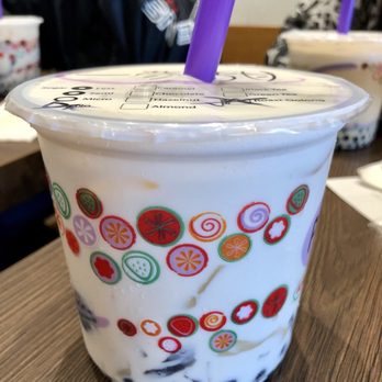 Purple Kow - Cool colorful design on cups - Desserts Near Me - Berkeley, California