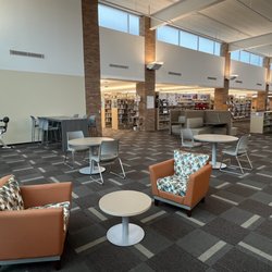 Lewisville Public Library - Seating area on 2nd floor