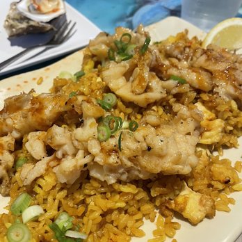 Papa's Raw Bar - Fried rice with conch - Seafood Near Me - Lighthouse Point, Florida Papa's Raw Bar - Fried rice with conch - Seafood Near Me - Lighthouse Point, Florida