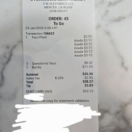 7 tacos and burrito supreme for $35! Wow! 7 tacos and burrito supreme for $35! Wow!