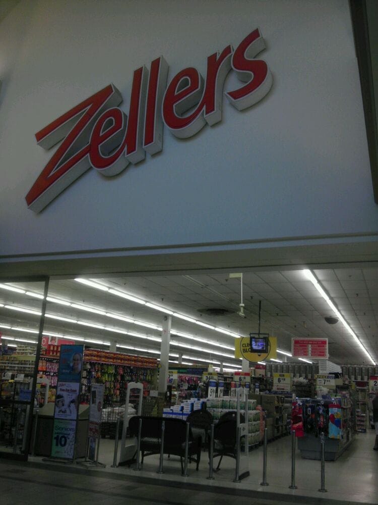 ZELLERS VISION CENTER OPTICAL STORE CLOSED Updated August 2024