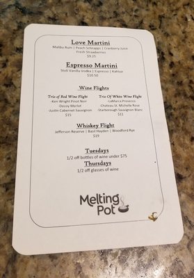 Menu photo 2 The Melting Pot Huntersville, NC Menu photo 2 The Melting Pot Huntersville, NC