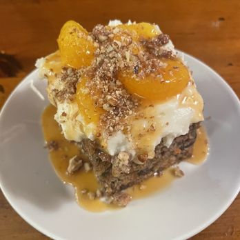 The Meadows - Carrot cake, served warm - American Near Me - Middletown, Ohio The Meadows - Carrot cake, served warm - American Near Me - Middletown, Ohio