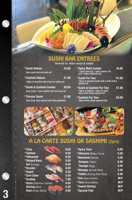 Menu photo 3 Mahzu Sushi & Grill Gainesville, FL Menu photo 3 Mahzu Sushi & Grill Gainesville, FL