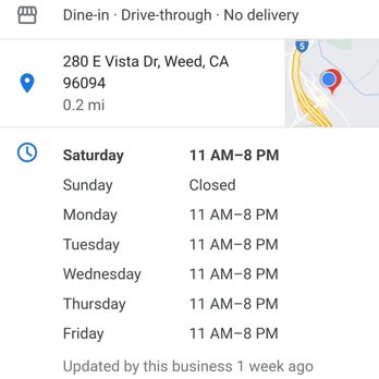 El Zaguan - Not true...they were not there 5 hours before close. - Tacos Near Me - Weed, California