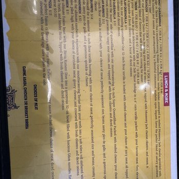 Tacos Don Chai - Lunch menu - Mexican Near Me - Martinez, California