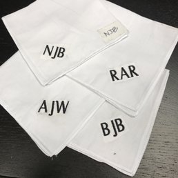 Love these personalized hankies! Thank you!!!