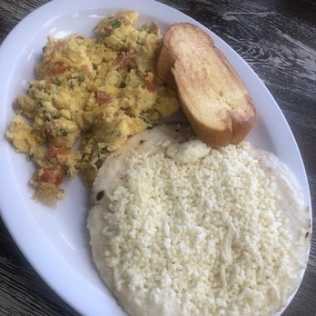 Parva Colombian Bakery - Huevos Pericos with corn cake - Breakfast & Brunch Near Me - Sanford, Florida Parva Colombian Bakery - Huevos Pericos with corn cake - Breakfast & Brunch Near Me - Sanford, Florida