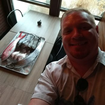 Aki Sushi - Selfie with some fresh fish shipped same day from the coast to Aki Sushi. - Sushi Bars Near Me - Kennewick, Washington