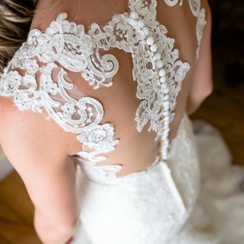 Clothing Solutions - Clothing Solutions took the extra time to lift the lace from the tulle to move the pieces around so that it appeared symmetrical! - Sewing & Alterations Near Me - Weston, Florida