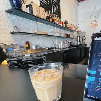 Afterglow Coffee Cooperative - Iced honey vanilla latte - Coffee Roasteries Near Me - Richmond, Virginia