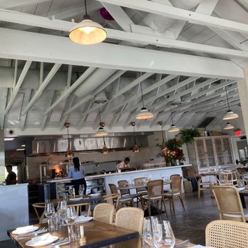 Golden Bear Station - main dining room with chefs behind counter - Italian Near Me - Kenwood, California
