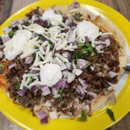 Personal Sized Mexican Pizza Lunch
