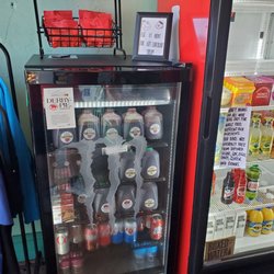 Jen's General Store - Cooler with homemade hot chocolate and sweet tea