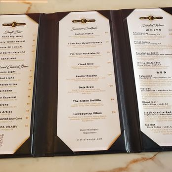 Craftz Lounge - Menu - Cocktail Bars Near Me - Riverside, California