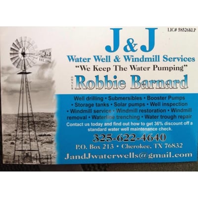 J & J Water Well And Wind Mill Services