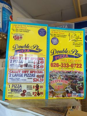 Double Play Pizza by null