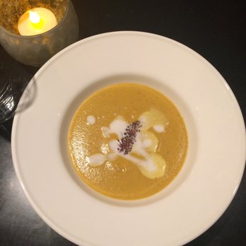 1601 Bar & Kitchen - Mulligatawny soup, Masoor dhai, turmeric $12 - Asian Fusion Near Me - San Francisco, California 1601 Bar & Kitchen - Mulligatawny soup, Masoor dhai, turmeric $12 - Asian Fusion Near Me - San Francisco, California
