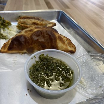 5411 Empanadas - Chimichurri sauce - Latin American Near Me - Houston, Texas