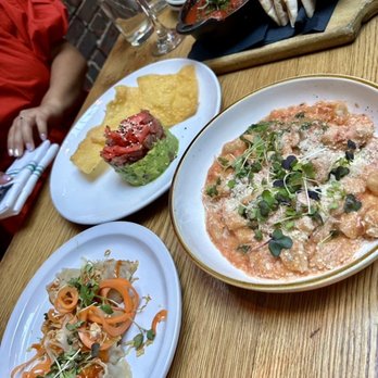 Bea - Pork dumplings, gnocchi, tuna tartare, and spicy lamb meatballs - Cocktail Bars Near Me - New York, New York Bea - Pork dumplings, gnocchi, tuna tartare, and spicy lamb meatballs - Cocktail Bars Near Me - New York, New York