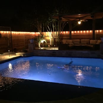 Cody Pools Bee Cave - Nighttime 2 - Pool & Hot Tub Service Near Me - Bee Cave, Texas