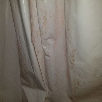 Beach Colony Resort - Our shower curtain with mold. - Resorts Near Me - Myrtle Beach, South Carolina