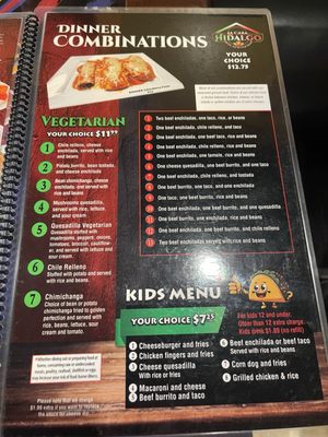 Menu photo 8 La Casa Hidalgo Mitchellville, IA