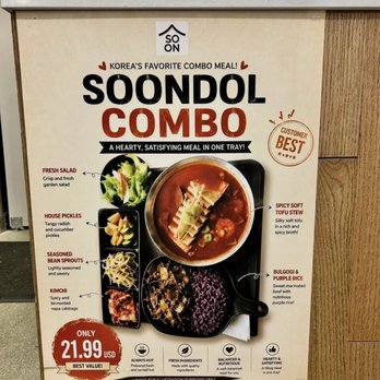 Soondol Tofu House - Menu combo - Barbeque Near Me - Westminster, California Soondol Tofu House - Menu combo - Barbeque Near Me - Westminster, California