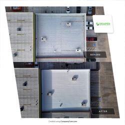 Draper Construction & Commercial Roofing - Metal Roof Restoration System for existing metal roofs