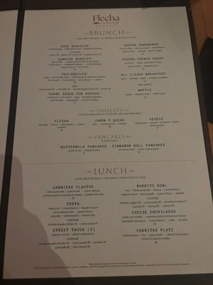 Menu photo 8 Flecha Cantina Huntington Beach, CA