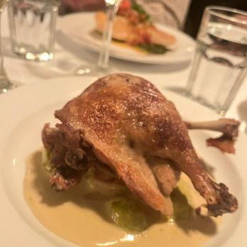La Bonne Table - Confit de canard- duck thighs with Brussel sprouts and mustard cream sauce - French Near Me - San Diego, California La Bonne Table - Confit de canard- duck thighs with Brussel sprouts and mustard cream sauce - French Near Me - San Diego, California