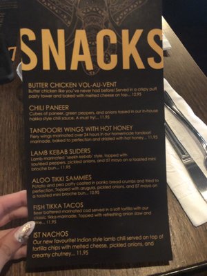 Menu photo 2 IST Snack Bar Toronto, ON