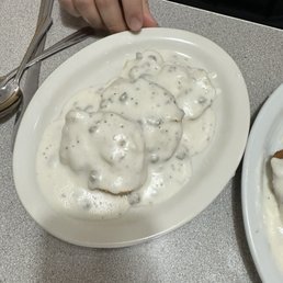 Side of biscuits and gravy Side of biscuits and gravy