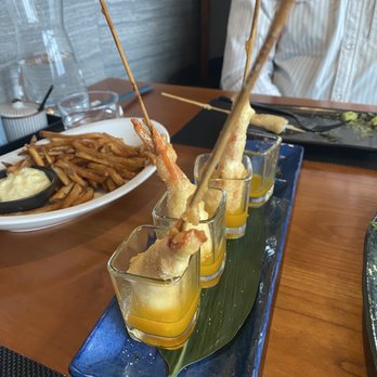izanami - Ebi (shrimp) tempura, pineapple ahi Amarillo sweet chili - Tapas/Small Plates Near Me - Santa Fe, New Mexico
