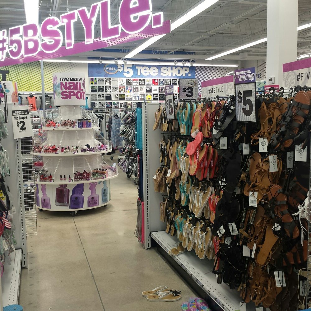 Five Below - footwear, sandals - Discount Store Near Me - Tamarac, Florida