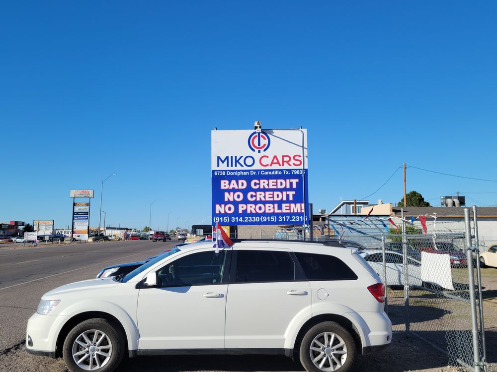 MIKO CARS 6730 Doniphan Dr, Canutillo, Texas Used Car Dealers