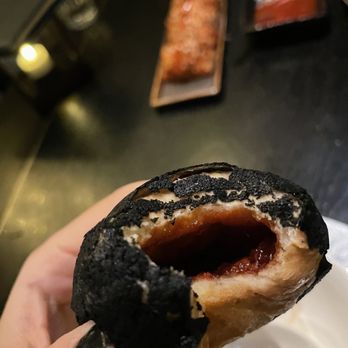 Mott 32 - signature crispy sugar-coated charcoal pork buns - Chinese Near Me - Las Vegas, Nevada