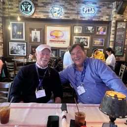 Couple other brokers having lunch at Grease during boat show. @Yachtsblue