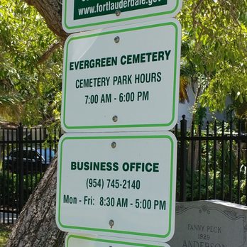 Evergreen Cemetery - Evergreen Cemetery in Fort Lauderdale - Funeral Services & Cemeteries Near Me - Fort Lauderdale, Florida