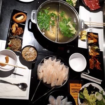 Dada Shabu Shabu Buffet - Proteins ordered from the server and separate from the buffet station - Korean Near Me - Irvine, California Dada Shabu Shabu Buffet - Proteins ordered from the server and separate from the buffet station - Korean Near Me - Irvine, California