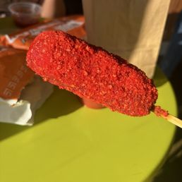 Hot Cheetos dog Hot Cheetos dog