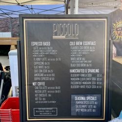Piccolo Coffee Co - Kiosk at Farmers Market